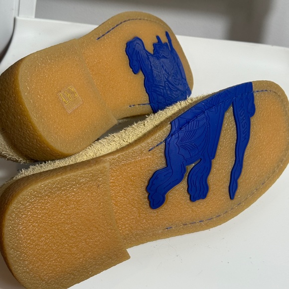 Burberry Tan Loafers with Zipper Accent - Picture 11 of 15